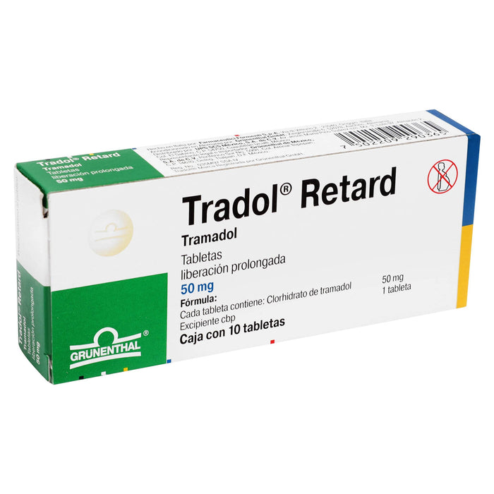 Tradol Retard (Tramadol) Tabletas 50Mg Con 10 - WeCare Pharma