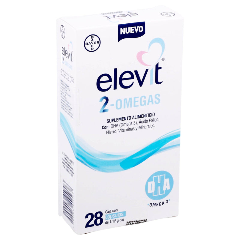 Elevit 2-Omegas Con 28 Capsulas (Multivitaminico) - WeCare Pharma