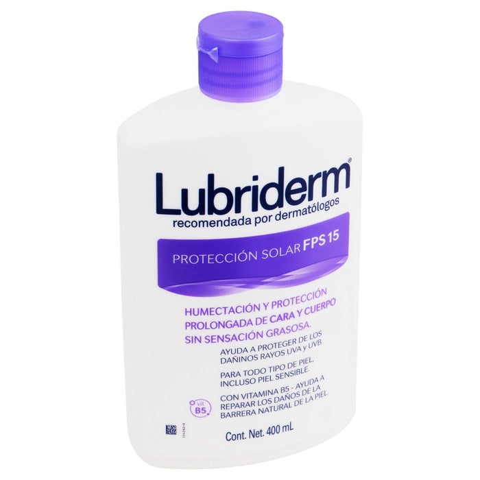 Lubriderm Protector Solar Fps15 400Ml - WeCare Pharma