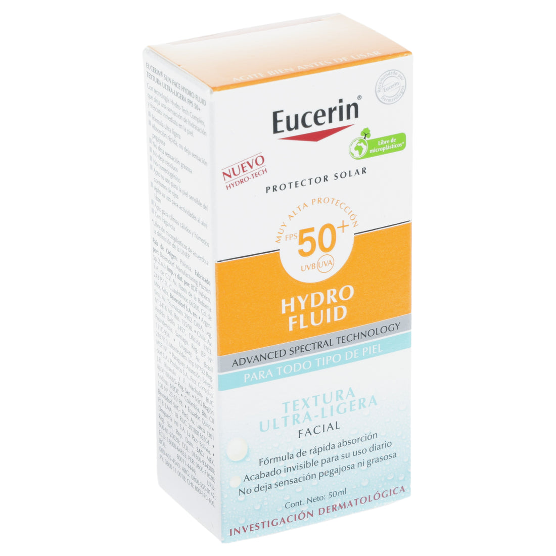 Eucerin Protector Solar Hydro Fluido Fps50 50Ml 4 - 4005900994776