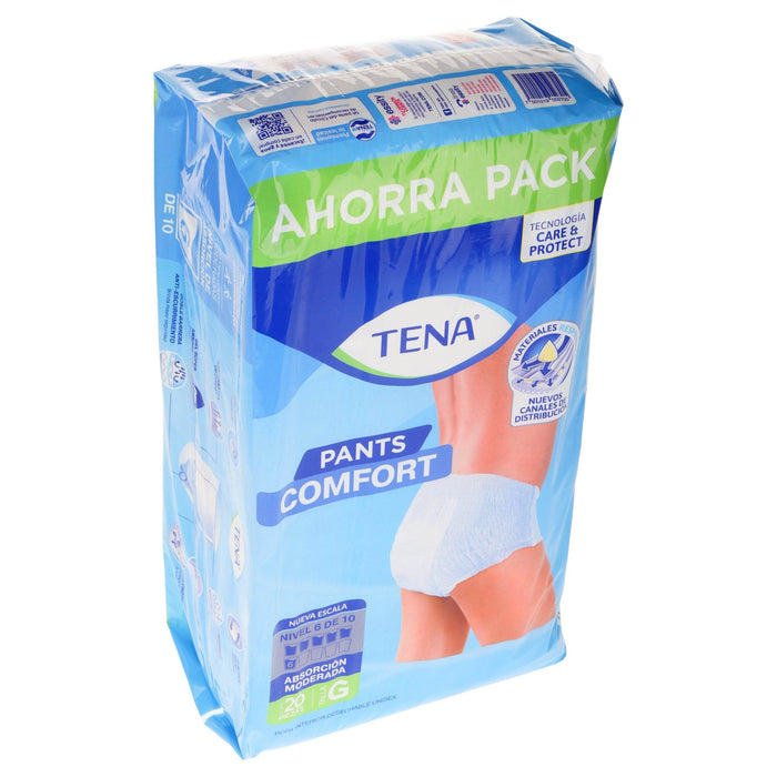 Pañal Tena Tipo Calzon Comfort Grande Con 10 - WeCare Pharma
