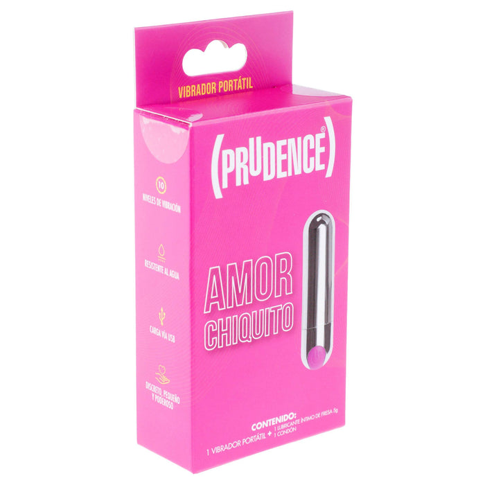 Vibrador Prudence+Lub+Preservativo - WeCare Pharma