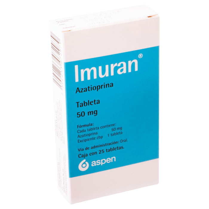 Imuran 50Mg Con 25 Tabletas (Azatioprina) 2 - 7502253072979