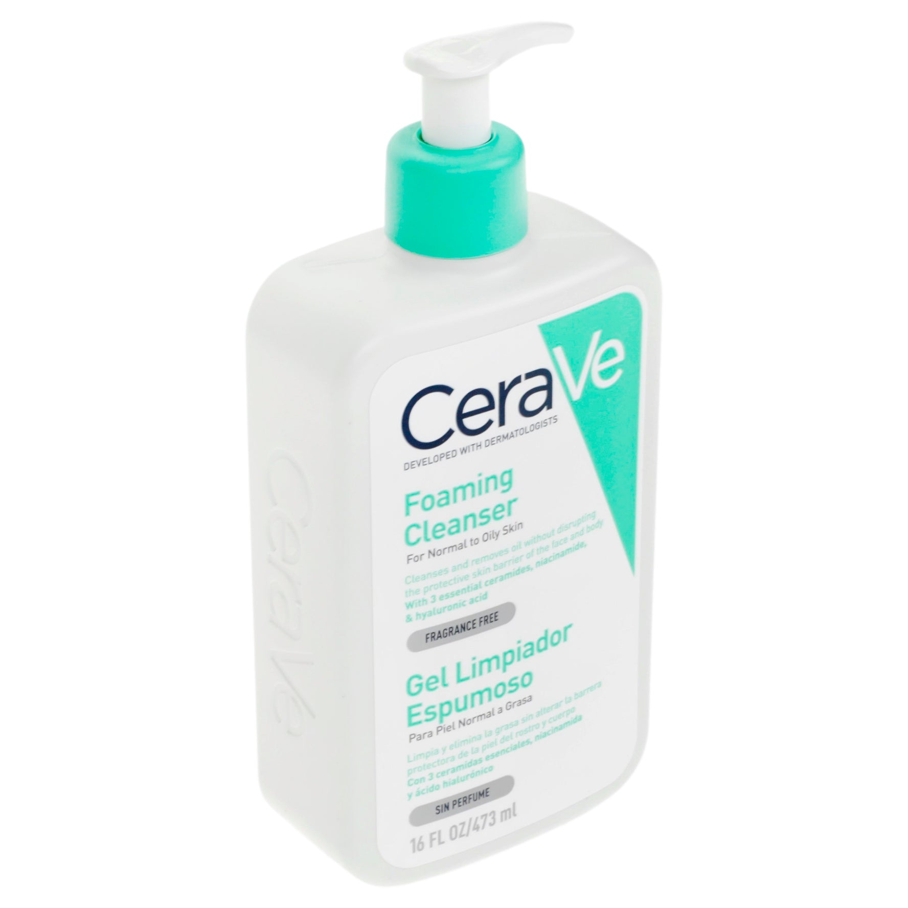 Cerave Gel Limpiador Espumoso 473Ml 2 - 3337875597357