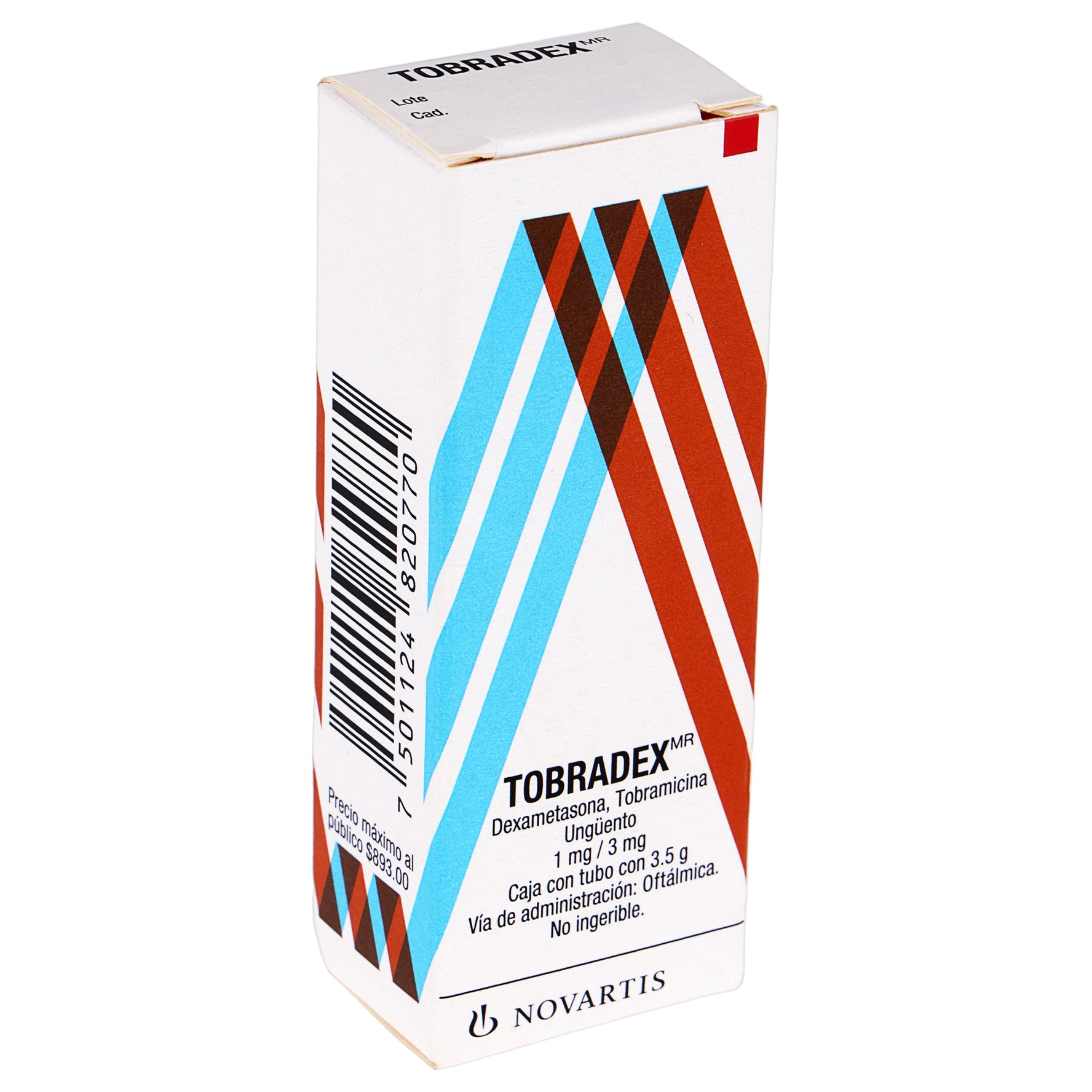 Tobradex Ung 3.5G Con 1 (Dexametasona/Tobramicina) 2 - 7501124820770