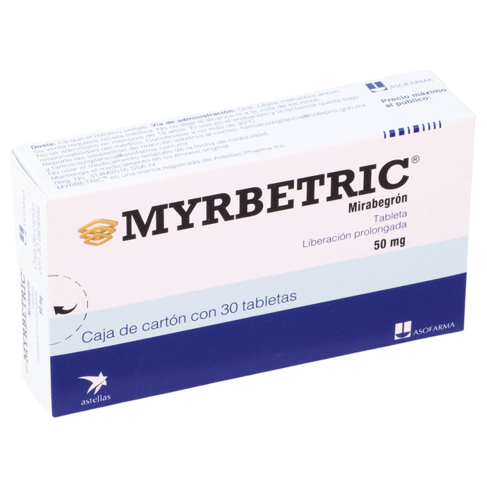Myrbetric 50Mg Con 30 Tabletas (Mirabegron) - WeCare Pharma