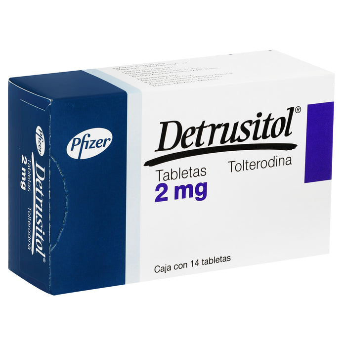 Detrusitol 2Mg Con 14 Tabletas (Tolterodina) 2 - 7501287613509