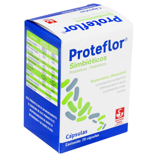 Proteflor (Simbioticos) Capsulas Con 20 - WeCare Pharma