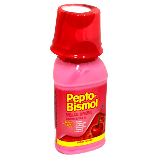 Pepto Bismol Suspensión 1.75Mg/100Ml 118Ml Cereza (Subsalicilato De Bismuto) 2 - 020800756440