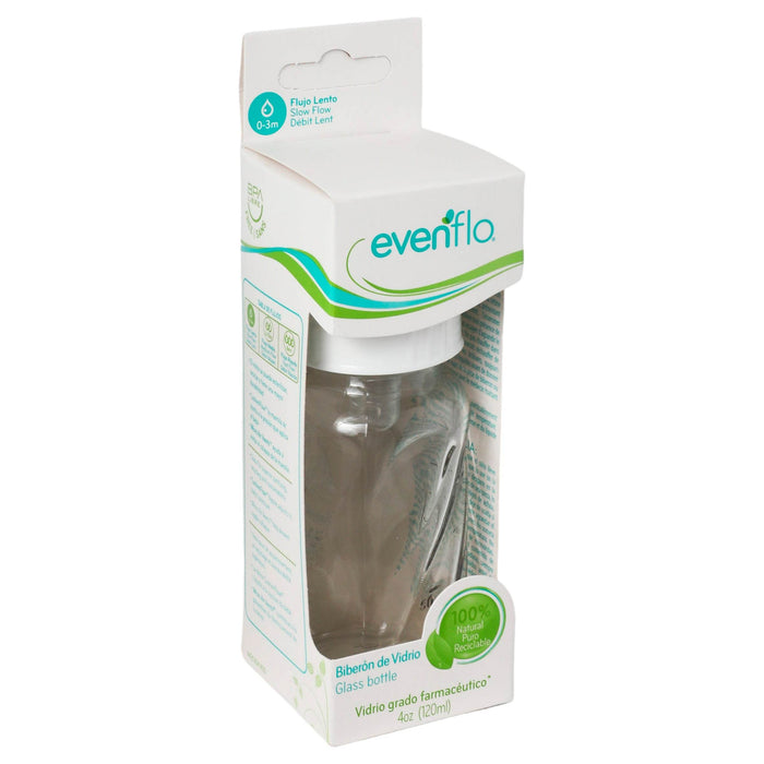 Biberon Vidrio 4Oz Evenflo - WeCare Pharma