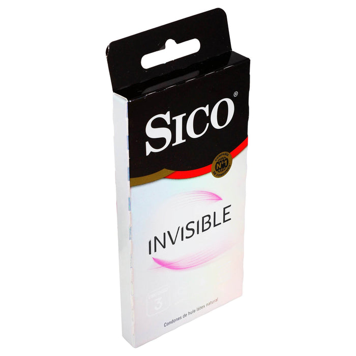 Condón Sico Invisible Con 3 - WeCare Pharma