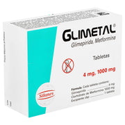 Glimetal 4/1000Mg Con 30 Tabletas (Glimepirida/Metformina) - WeCare Pharma