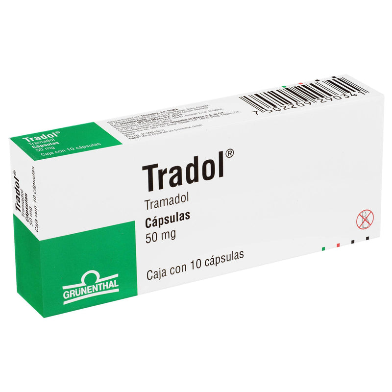 Tradol 50Mg Con 10 Capsulas (Tramadol) - WeCare Pharma