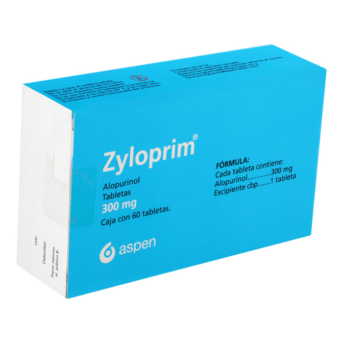 Zyloprim 300Mg Con 60 Tabletas (Alopurinol) 2 - 7502253072931