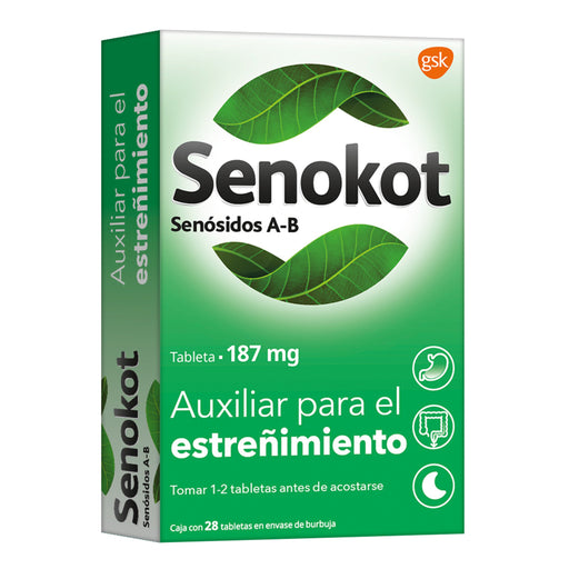 Senokot 8.6Mg Con 28 Tabletas (Senosidos A-B) 2 - 7501065013798