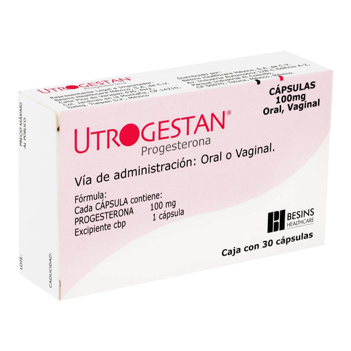 Utrogestan 100Mg Con 30 Capsulas (Progesterona) - WeCare Pharma