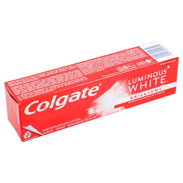 Colgate Pasta Dental Luminous White Brilliant 75Ml - WeCare Pharma