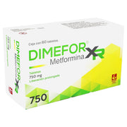 Dimefor Xr 750Mg Con 60 Tabletas (Metformina) - WeCare Pharma