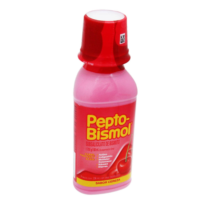 Pepto Bismol Suspensión 1.75Mg/100Ml 236Ml Cereza (Subsalicilato De Bismuto) - WeCare Pharma