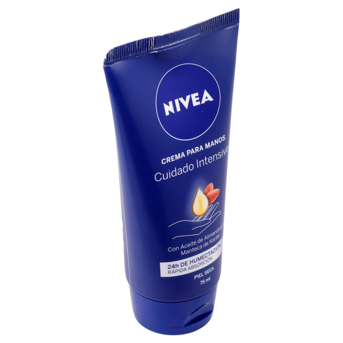 Crema Nivea Lata Cuidado Int P/Manos 75 Ml - WeCare Pharma