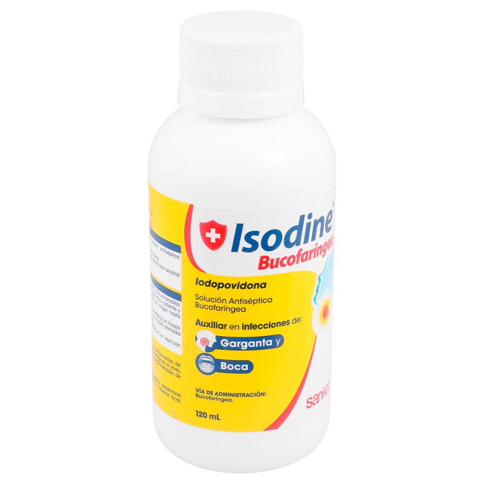Isodine Bucofaringeo (Yodopovidona) Frasco Con 120Ml - WeCare Pharma