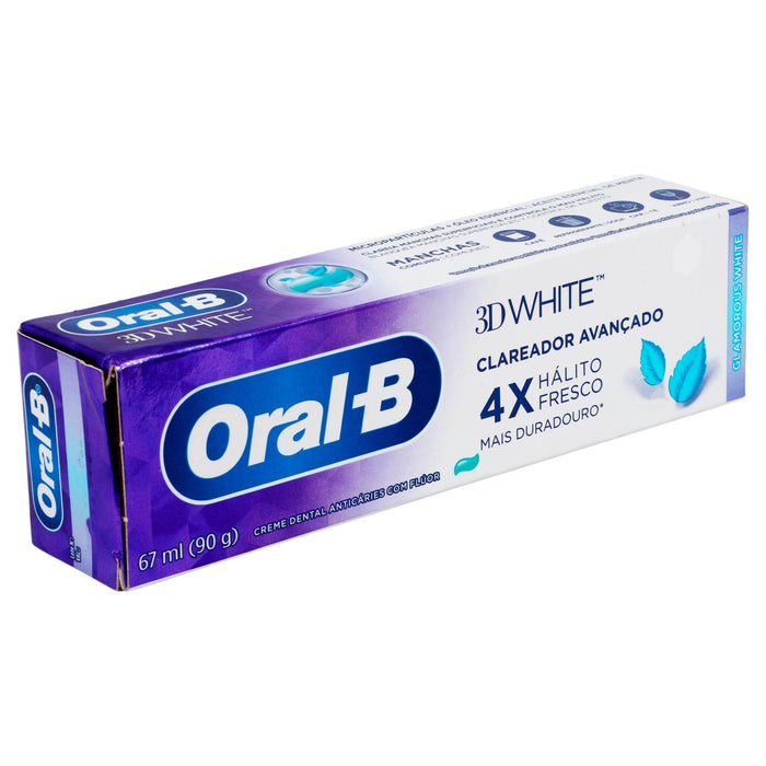 Pasta Dental Oral B Glamorous White 67Ml - WeCare Pharma