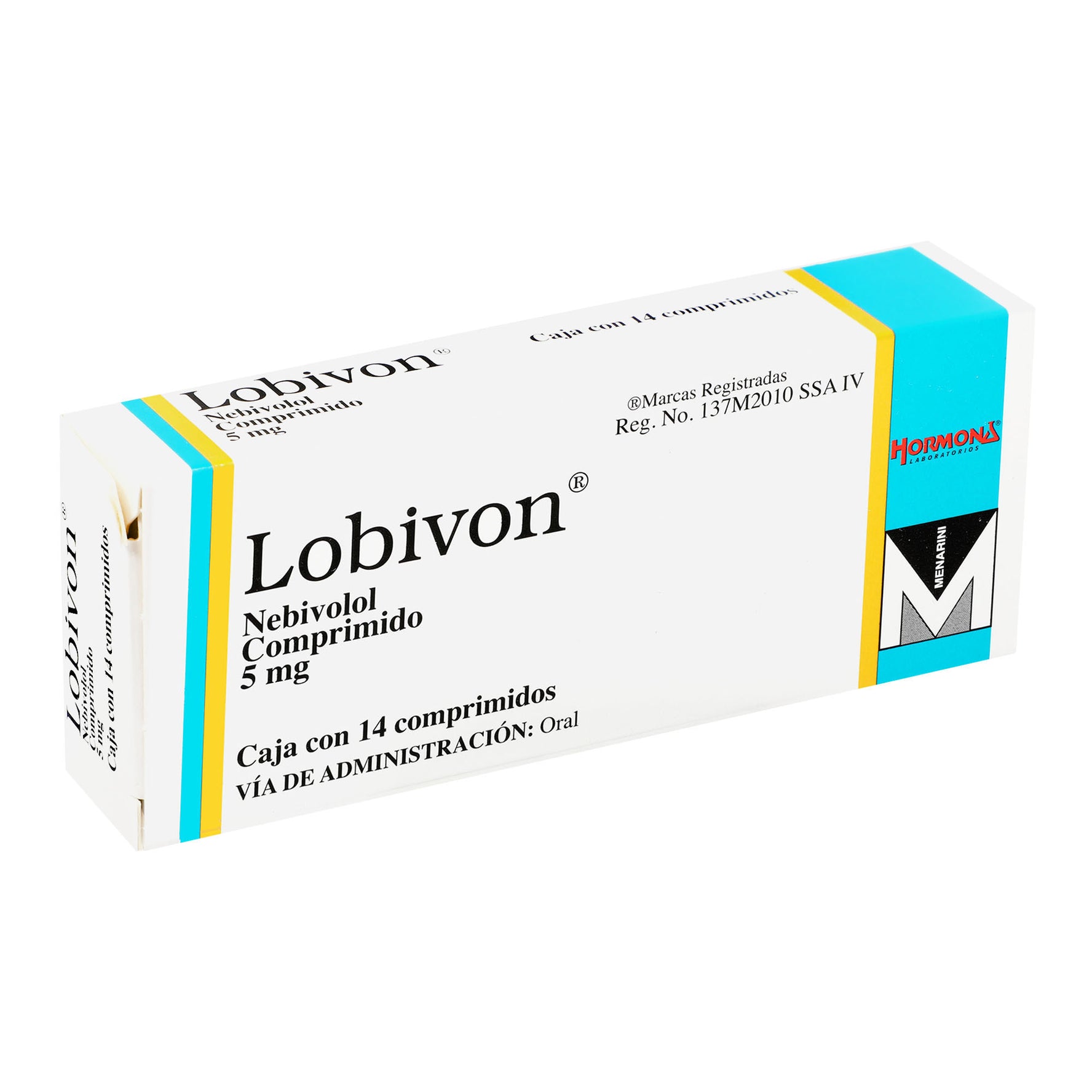 Lobivon 5Mg Con 14 Comprimidos (Nebivolol) 2 - 7501385494901