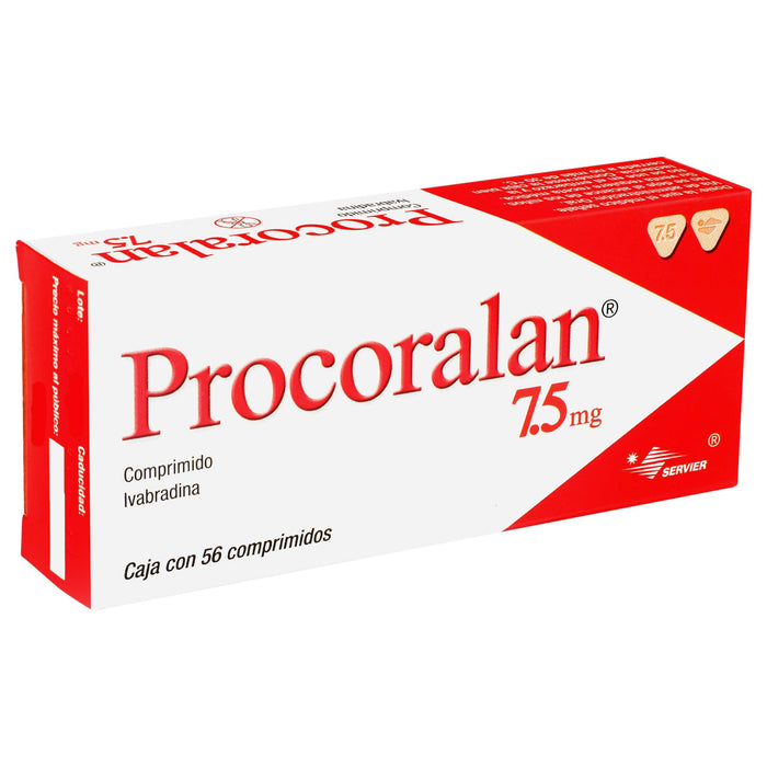 Procoralan (Ivabradina) Com 7.5Mg Con 56 - WeCare Pharma
