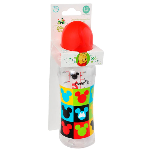 Biberon Disney Europa Flujo Medio 8Oz Evenflo - WeCare Pharma
