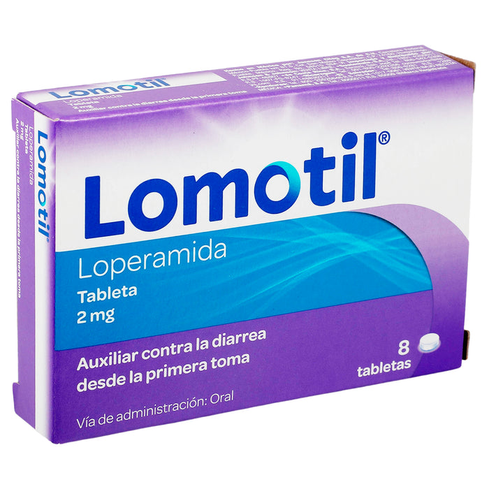 Lomotil 2Mg Con 8 Tabletas (Loperamida) 2 - 7501057002663