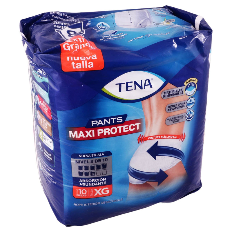 Pañal Tena Maxi Protect Extra Grande Con 10 - WeCare Pharma