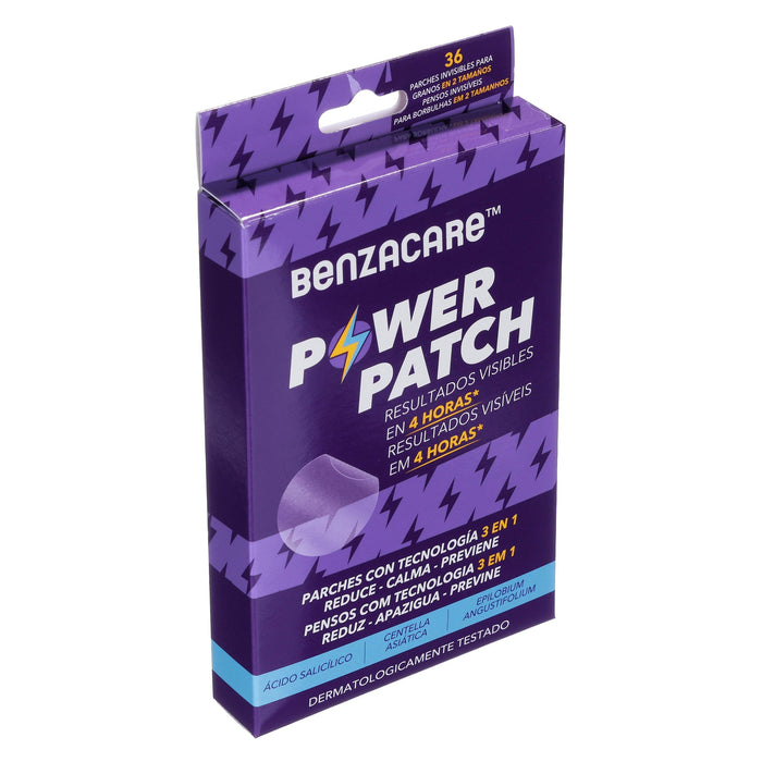 Benzacare (Acido Salicilico) Power Patch Anti Acne Minimizador Con 36 - WeCare Pharma