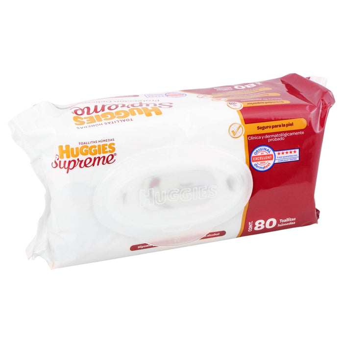 Toallitas Humedas Huggies Supreme Con 80 - WeCare Pharma