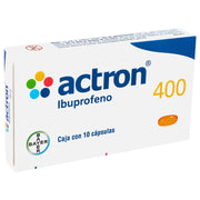 Actron 400Mg Con 10 Capsulas (Ibuprofeno) - WeCare Pharma