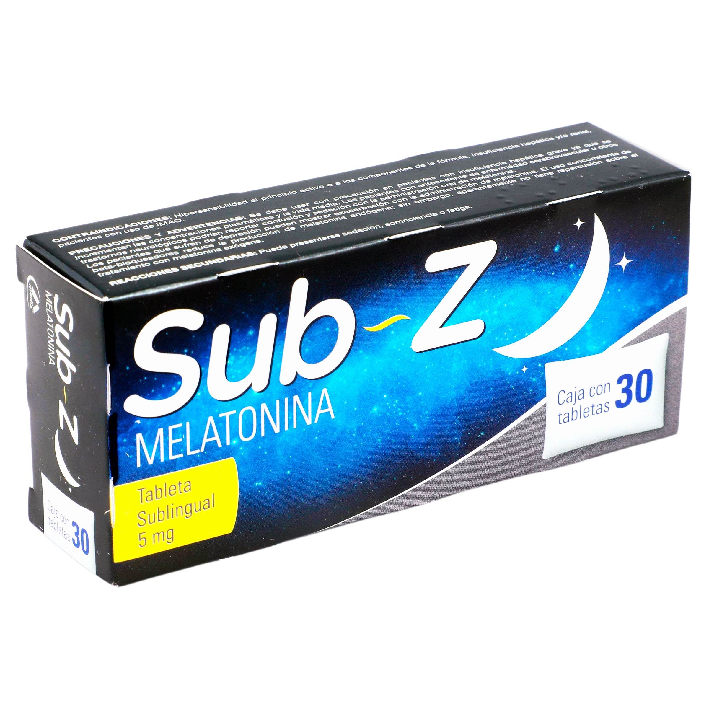 Sub-Z Sl 5Mg Con 30 Tabletas (Melatonina) — WeCare Pharma