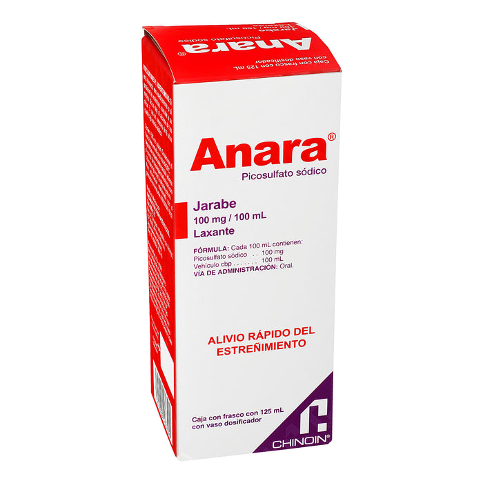 Anara Jarabe 100Mg/100Ml 125 Ml (Picosulfato Sodico) 2 - 7501088536410