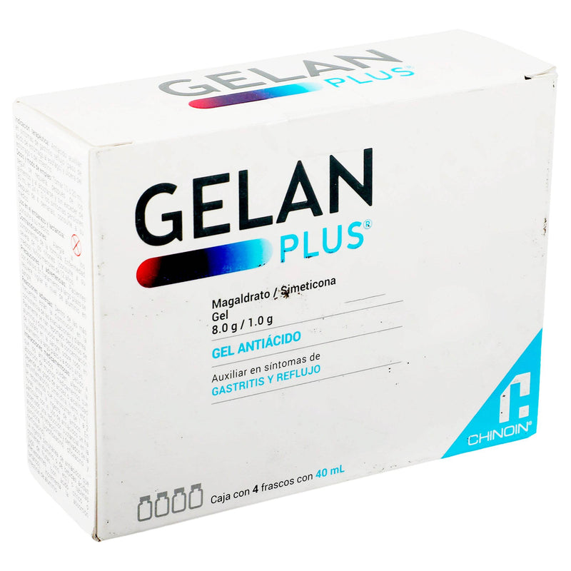Gelan Plus Gel 8G/1G 40Ml Con 4 (Magaldrato/Dimeticona) - WeCare Pharma