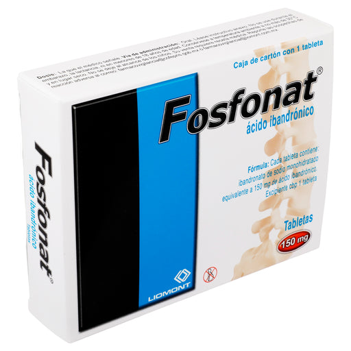 Fosfonat 150Mg Con 1 Tabletas (Acido Ibandronico) 2 - 7501299330319