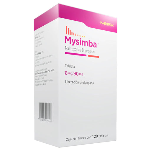 Mysimba (Naltrexona/Bupropion) Tabletas 8Mg/90Mg Con 120 - WeCare Pharma