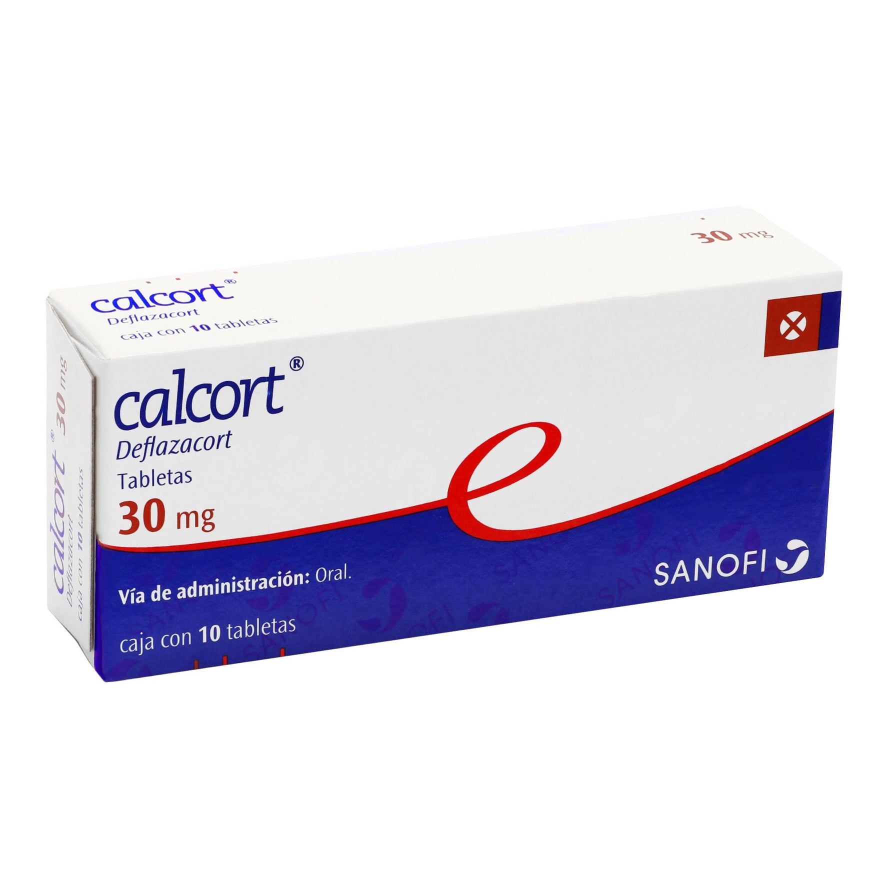 Calcort 30Mg Con 10 Tabletas (Deflazacort) 2 - 7501061002307