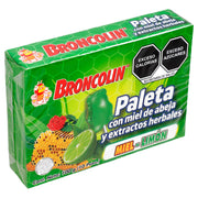 Broncolin Paleta 10G Con 10 Miel-Limon (Miel/Extractos Herbales) - WeCare Pharma