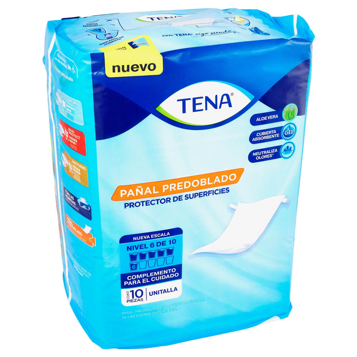 Pañal Tena Predoblado Unitalla Con 10 - WeCare Pharma