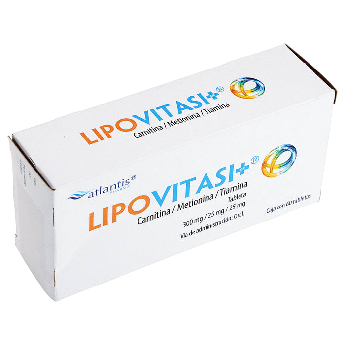 Lipovitasi-Or 300Mg/25Mg/25Mg Con 60 Tabletas (Carnitina/Metionina/Tiamina) - WeCare Pharma