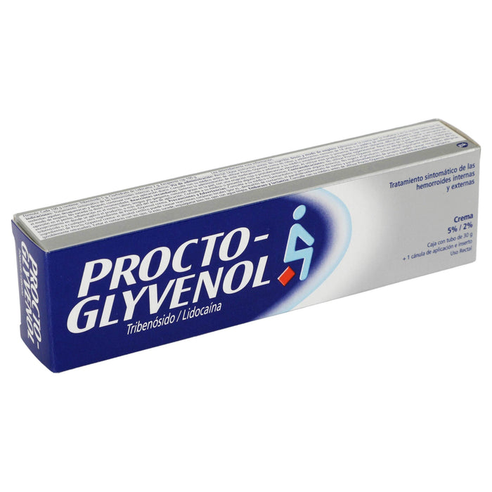 Procto-Glyvenol Crema 5%/2% 30G (Tribenosido/Lidocaina) - WeCare Pharma