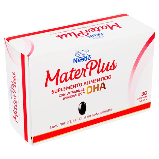 Mater Plus 1.13G Con 30 Capsulas (Vitaminas Y Minerales/Dha) - WeCare Pharma