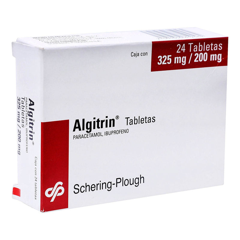Algitrin 325Mg/200Mg Con 24 Tabletas (Paracetamol/Ibuprofeno) - WeCare Pharma