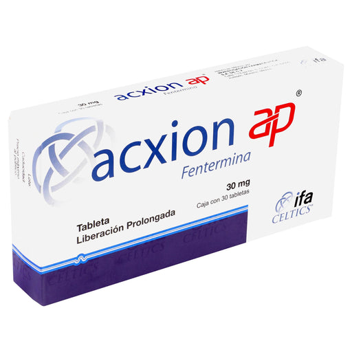 Acxion Ap (Fentermina) Tabletas 30Mg Con 30 - WeCare Pharma