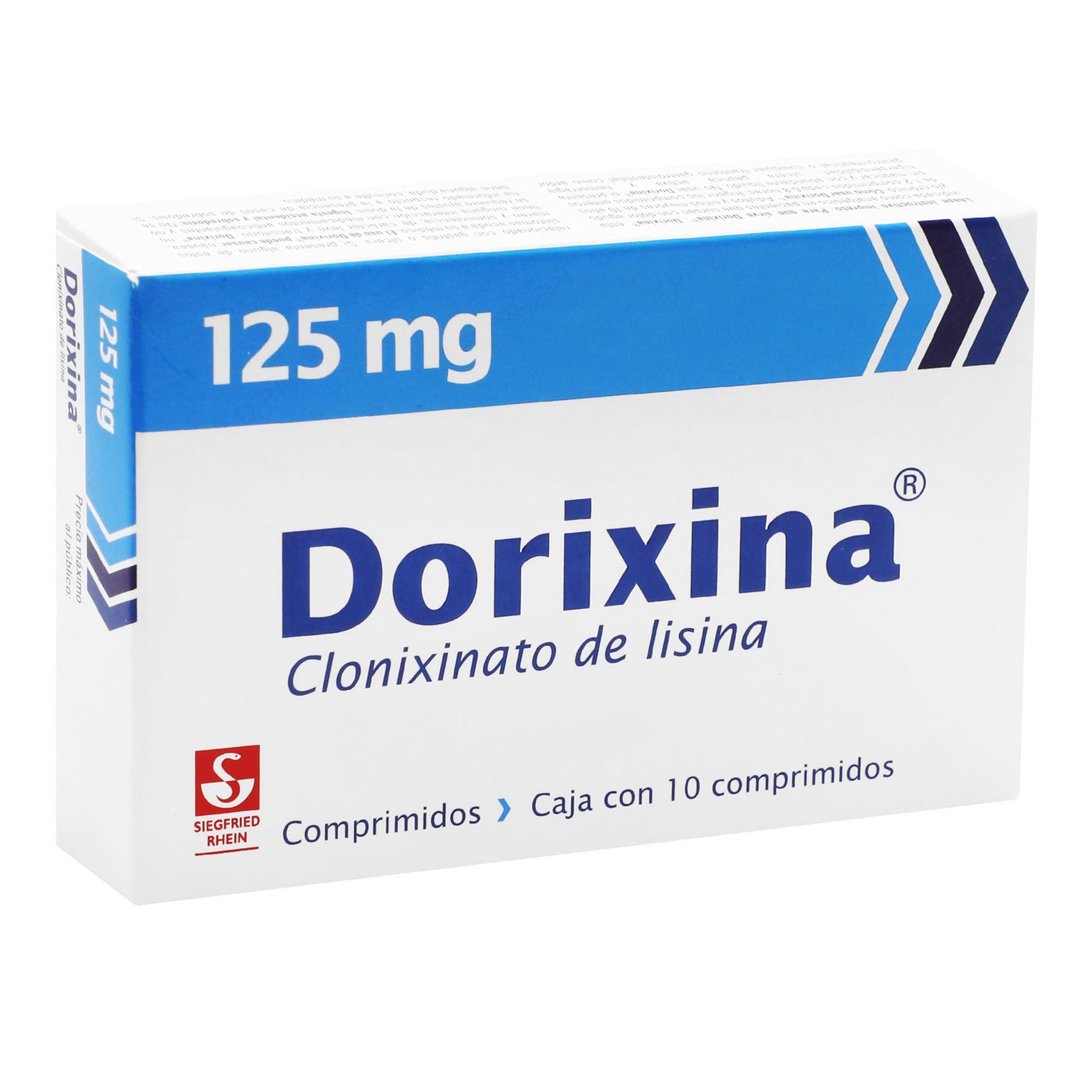 Dorixina 125Mg Con 10 Tabletas (Clonixinato De Lisina) 2 - 7501300409881