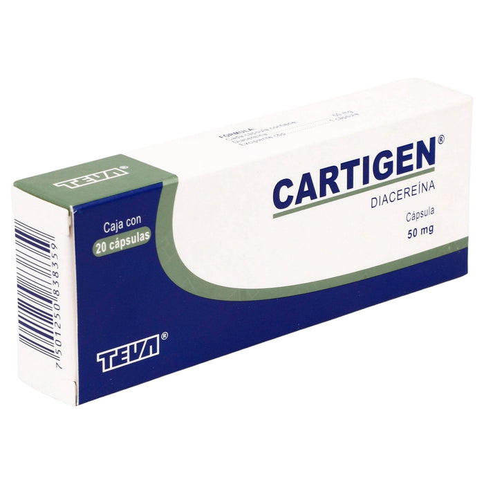 Cartigen (Diacereina) Capsulas 50Mg Con 20 - WeCare Pharma