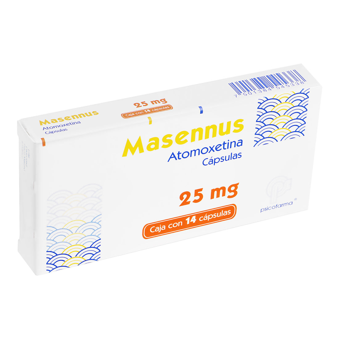 Masennus 25Mg Con 14 Capsulas (Atomoxetina) 2 - 7501384545338